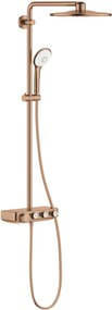 Grohe Euphoria set de duș perete cu termostat cu duș de ploaie Brushed Warm Sunset 26507DL0