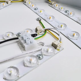 Brilagi - Plafonieră LED POOL, 48W, 230V, 3000/4000/6000K, diametru 40 cm, neagră