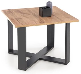 Masa de cafea Cross, stejar wotan / negru