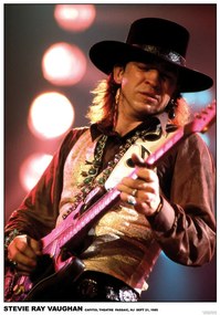 Poster Stevie Ray Vaughan - New Jersey 85
