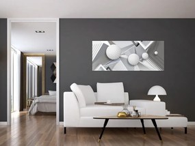 Tablou geometric abstract (120x50 cm)