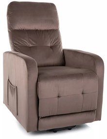 Fotoliu Otus II velvet cappuccino Blu38 H100 cm
