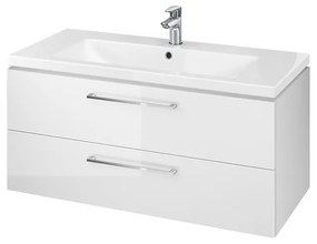 Dulap cu lavoar, 46x99x45 cm, 2 sertare, alb