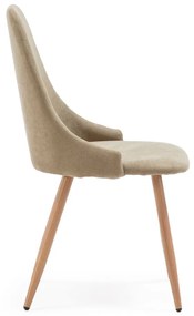 Scaune de dining verde-deschis 4 buc. Seul – Marckeric