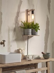 Aplica de perete cu raft Flores natur