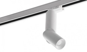 Spot LED directionabil pe sina SANTOS TRACK 3Line 12W alb
