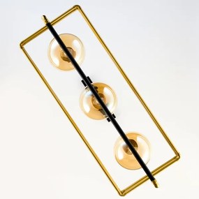 Lustră pe cablu Jupiter 2027 FIORI 3xG9/10W/230V negru/auriu/bej