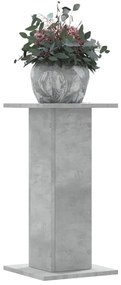 vidaXL Suport de plante, 2 buc., gri beton, 30x30x60 cm lemn prelucrat