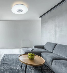 Plafoniera dimabila cu LED RGB, difuzor si telecomanda, diametru 40cm, NICOLE 41329-18 GL