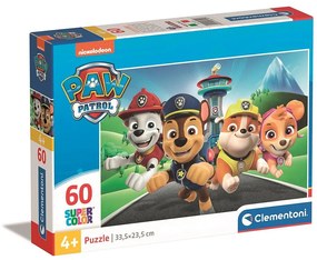 Patrula Cățelușilor Running Puzzle Clementoni de 60 piese
