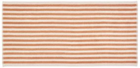 Prosop portocaliu/bej din bumbac organic din frotir 70x140 cm Arto – Blomus