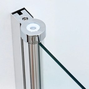 Solo New 90x195 cm ușă de duș cu sticlă securizată de 6 mm