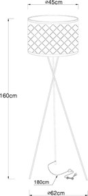Globo 15229S1 - Lampadar CLARKE 1xE27/60W/230V