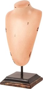 Bust decorativ din polirășină, maro, pe suport, 35 x 16 x 13,5 cm, „Vénus”