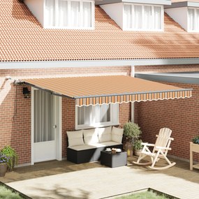 vidaXL Cortina Retractabilă with Multicolour 400 × 300 cm țesătură