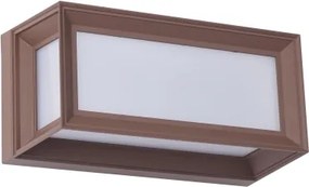Brilagi - Aplica LED de exterior cu senzor PARKER LED/12W/230V, maro, IP44