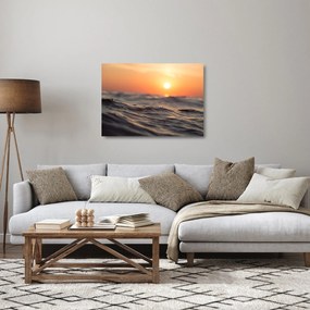 Tablou pe sticlă cu suprafața apei (70x50 cm)