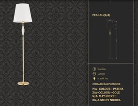 Lampadar design clasic realizat manual Fellino
