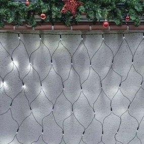 Instalație LED de Crăciun de exterior 160xLED/2x1,5m IP44 alb rece