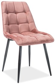 MAZZONI EXPORT POSH Roz Pulbere (țesătură Bluvel 52) - TAPIȚERIE MODERNĂ PENTRU LIVING/SUFRAGERIE CATIFEA