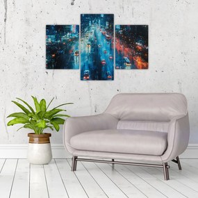 Tablou - Oraș mare, pictură în ulei (90x60 cm)