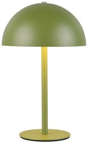 Veioză verde LED cu abajur din metal (înălțime 21 cm) Munoz – Trio