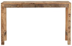 Consola din lemn de mango si acacia, aspect rustic, Campagne