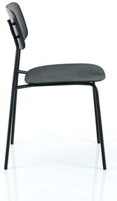 Scaune de dining negre 2 buc. Primary - Tomasucci