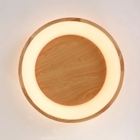 Plafonieră Brilagi-LED FALCON WOOD LED/40W/230V 3000/4000/6000K 60 cm lemn