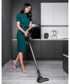 Aspirator fara fir AENO ASC0001, 120W, 15000 Pa, 500 ml, Iluminare LED, Autonomie 45 min, Negru