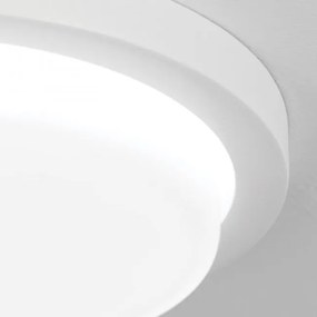 Plafoniera LED moderna LEROX 20cm alba