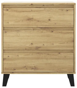 Comoda BOGAN 3S70, stejar Artisan