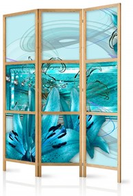 Paravan japonez - Lilies in Pale Blue I