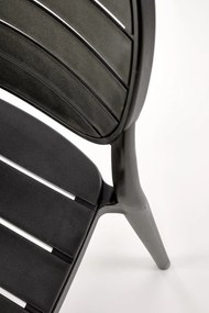 Scaun plastic K529 negru