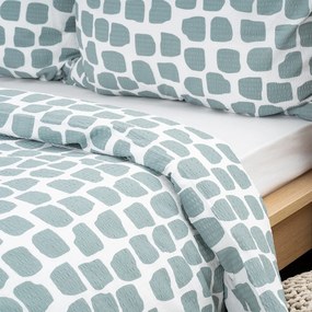Lenjerie de pat 4Home Stone bumbac creponat, 140 x 200 cm, 70 x 90 cm
