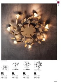 Lustră aplicată TIARA 7xE14/28W/230V Redo 02-981