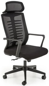 Scaun de birou Fabio negru H128 cm