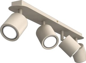 Plafonieră cu 4 spoturi DEMIA 4xGU10/8W/230V bej
