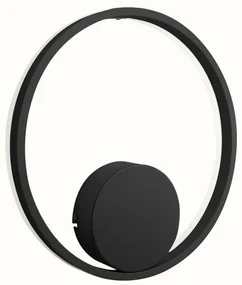 Aplica de perete LED design modern geometric Halo BK