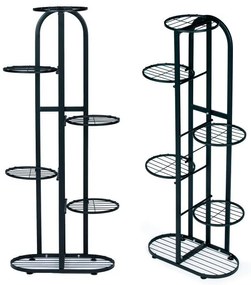 Suport înalt pentru flori cu 6 niveluri din oțel