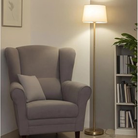Brilagi - Lampă de podea LED CERIA 1xE27/20W/230V Ø 30 cm bej/auriu