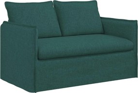 vidaXL Canapea Verde închis 136 x 82 x 85 cm țesătură