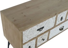 Comoda TV rustica , din metal si lemn de molid "Liberty"