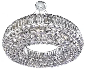 Lustra design LUX cristal K5 Vesuvius 10L 9392CC SRT