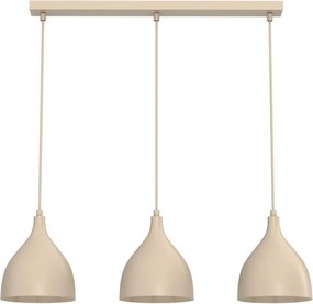 Lustră cu cablu NOAK CLASSIC 3xE27/15W/230V bej