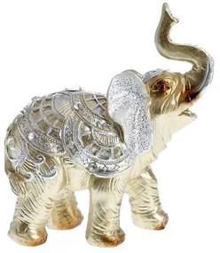 Statueta elefant argintiu 13 cm