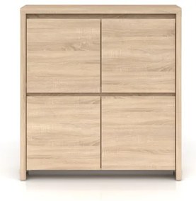 Dulap Kaspian KOM4D (Stejar sonoma). 798005
