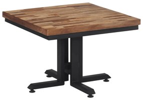 vidaXL Măsuță de cafea, 55x55x40 cm, lemn masiv de tec reciclat