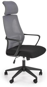 Scaun de birou Valdez gri/negru