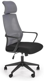 Scaun de birou Valdez gri/negru